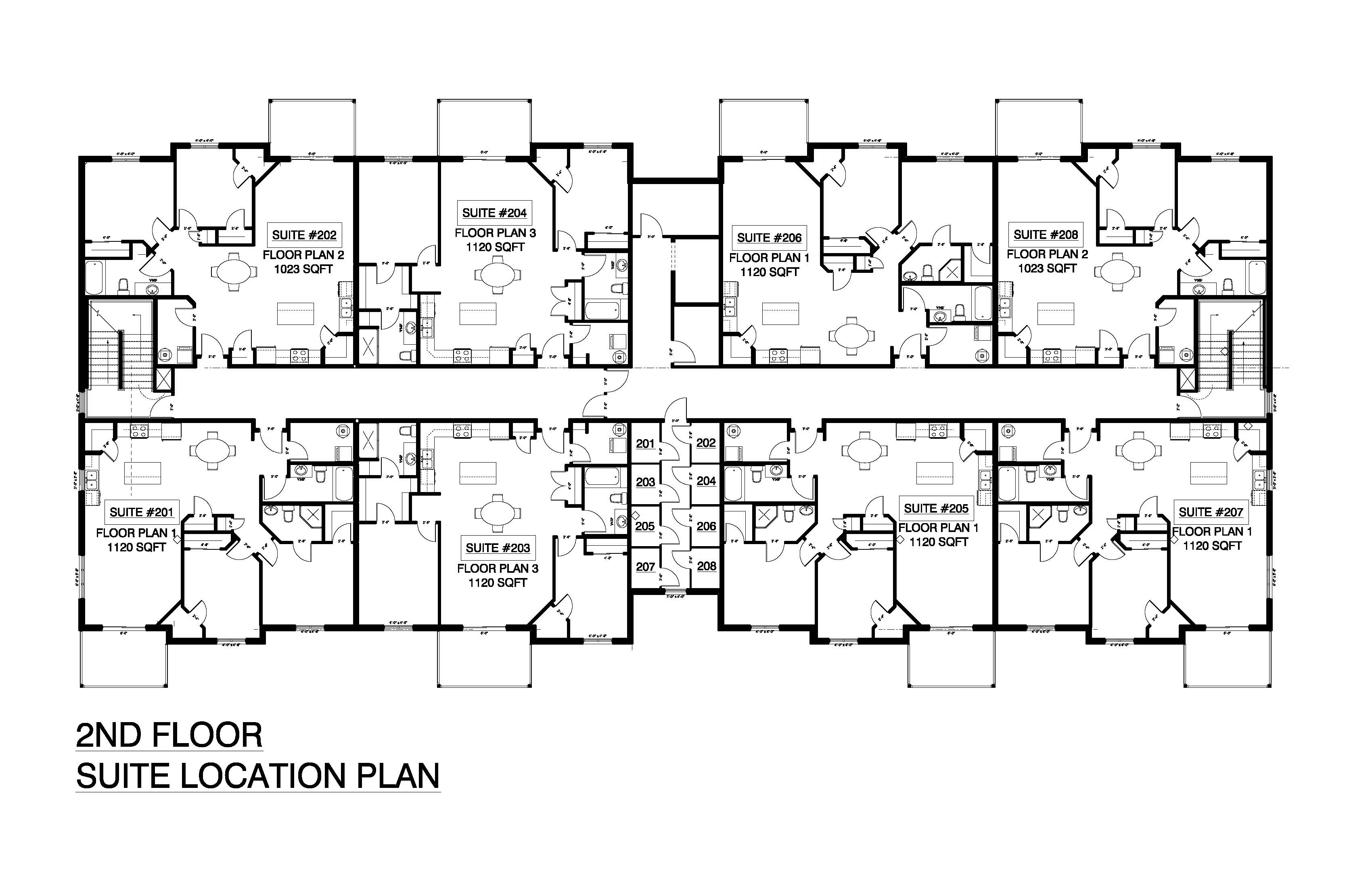 2nd floor suite location plan 180 Forest Drive